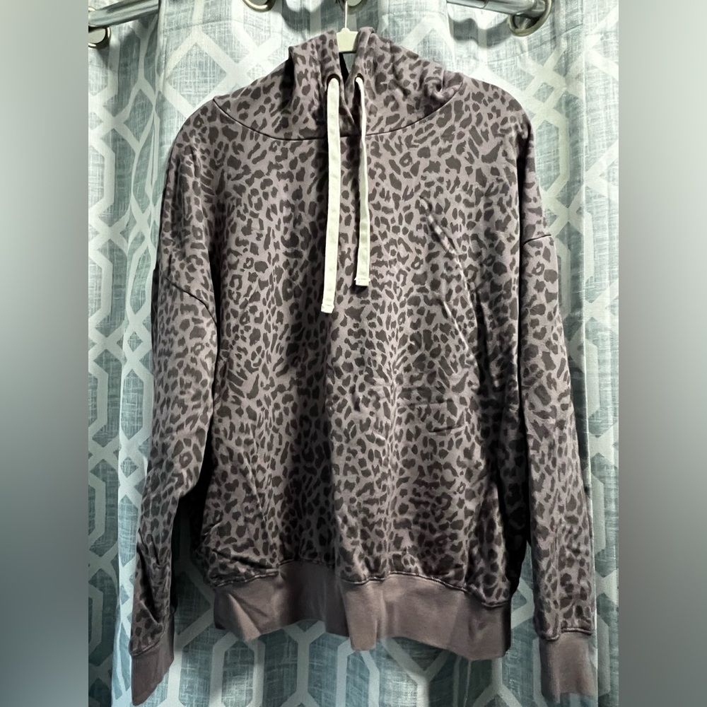 Buffalo David Bitton Gray Leopard Hoodie